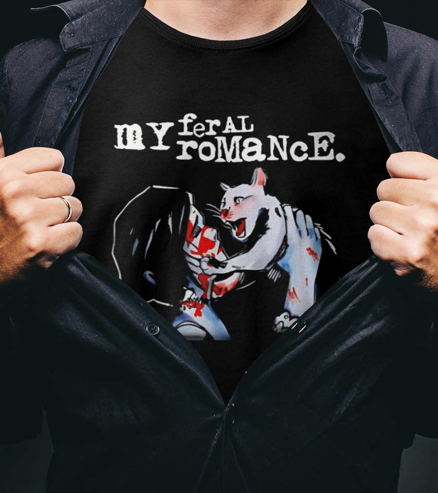 My Feral Romance Bear And Tiger Confrontation T-Shirt