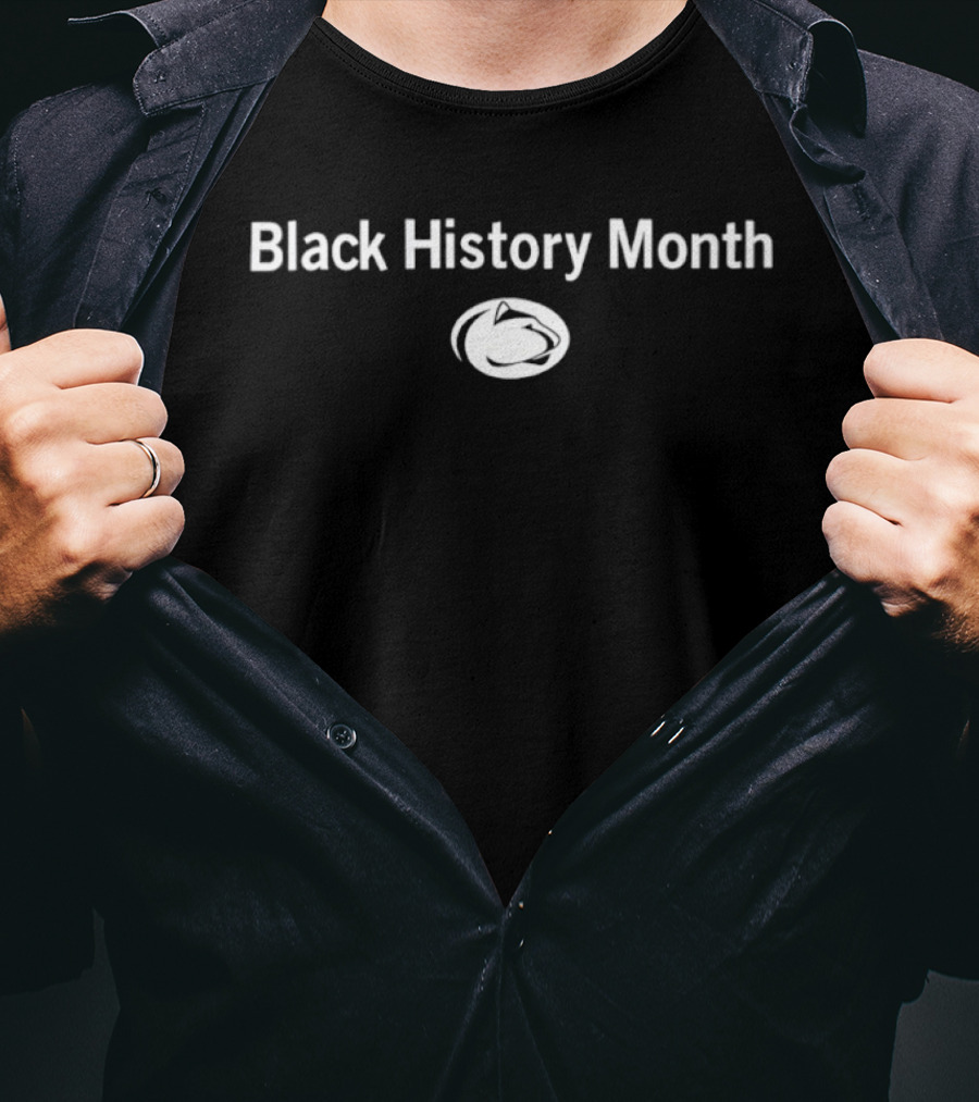 Penn State Nittany Lions Football Black History Month T-Shirt