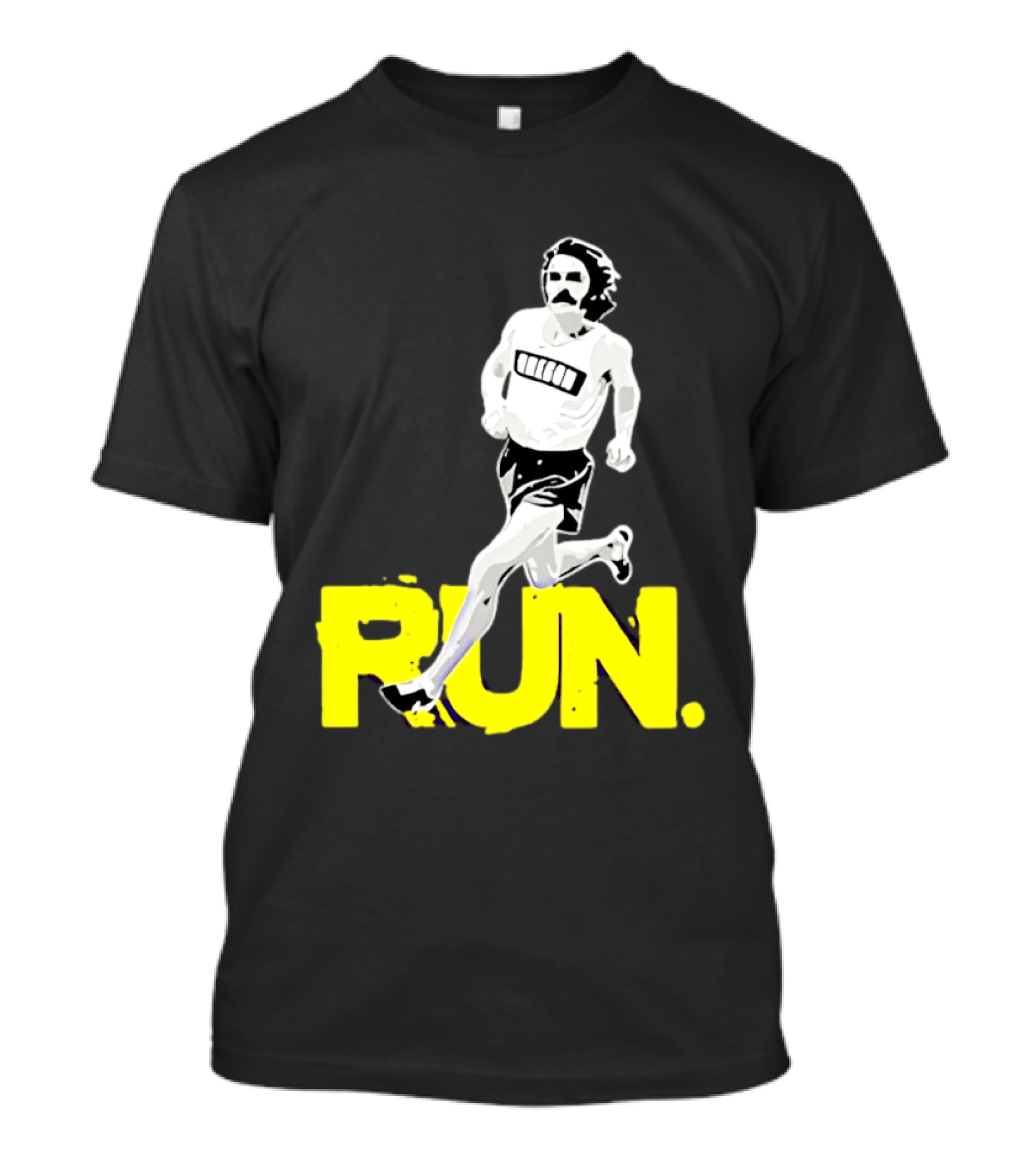 Steve Prefontaine Run Iconic Yellow T-Shirt