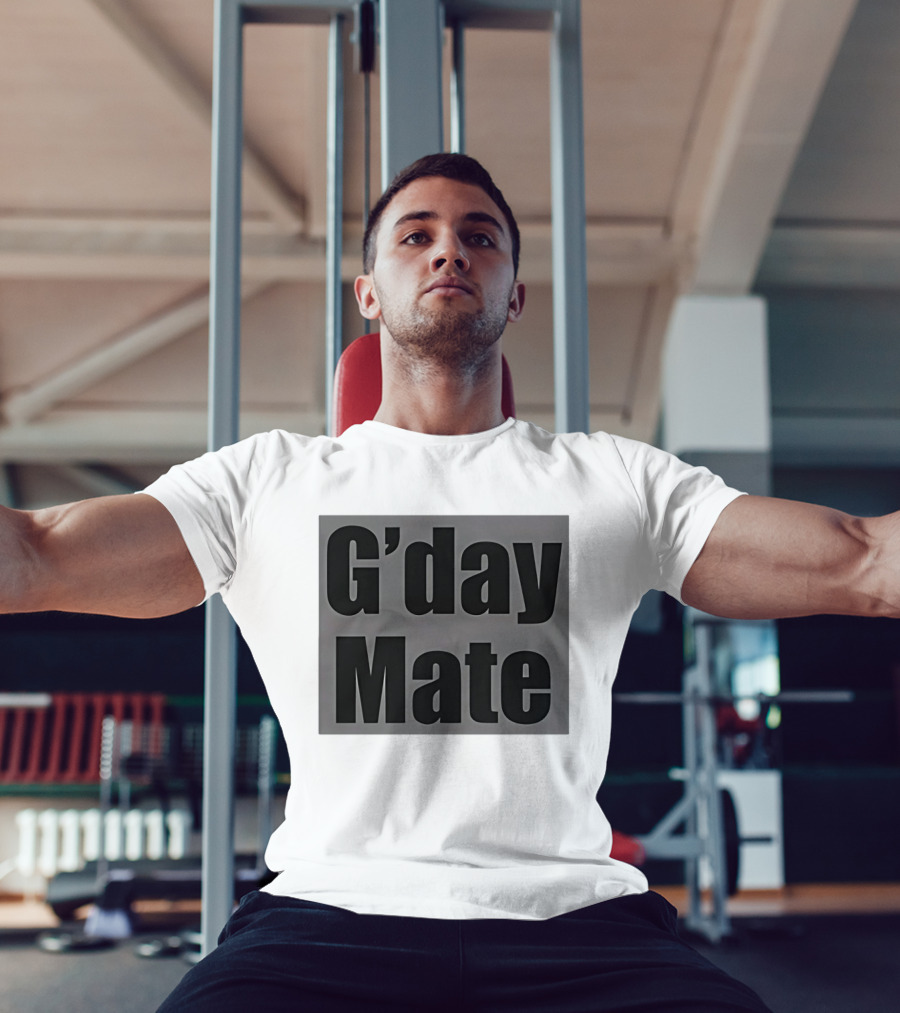 G'day Mate Anaconda Phrase Australian Greeting T-Shirt