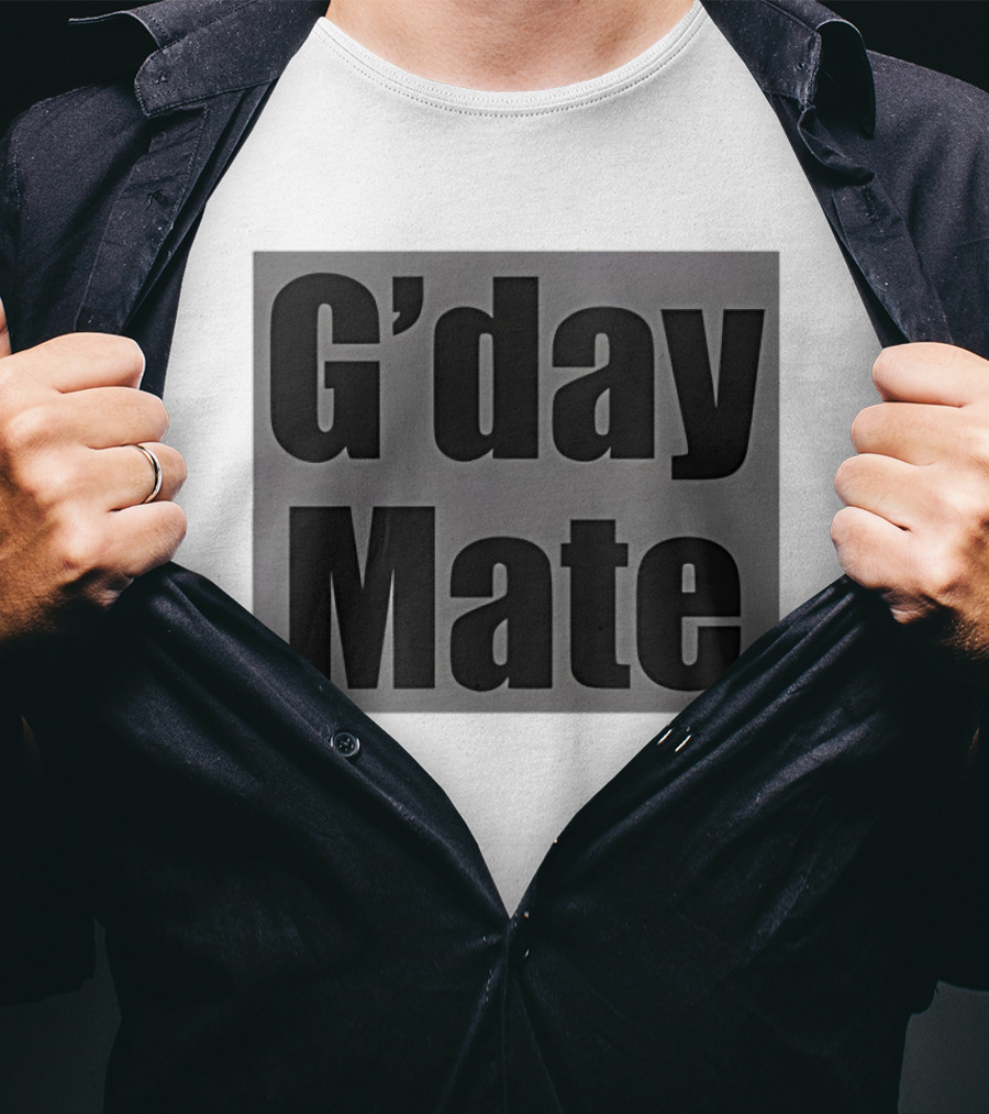 G'day Mate Anaconda Phrase Australian Greeting T-Shirt