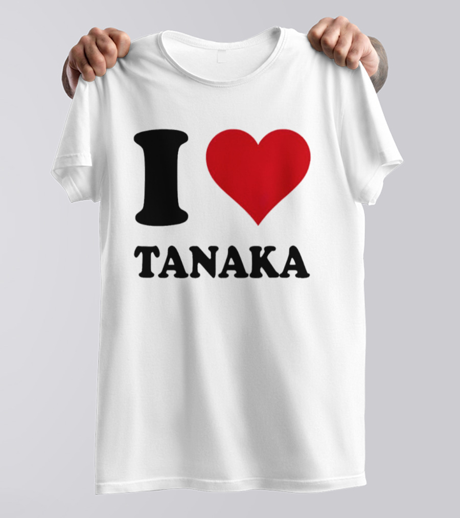 I Love Tanaka Ao Tanaka Leeds United FC T-Shirt