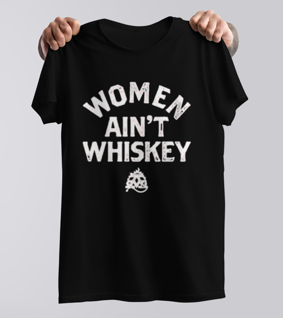 Ashley McBryde Women Ain't Whiskey Cartoon Face T-Shirt