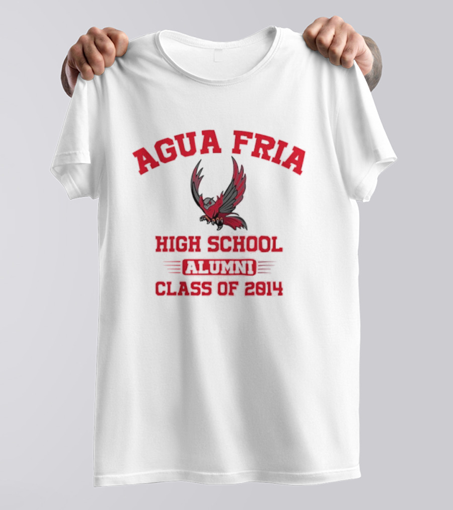Agua Fria High School Alumni Class Of 2014 Falcon T-Shirt