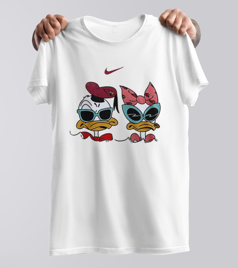 Arizona Cardinals Donald Daisy Duck Nike Collaboration T-Shirt