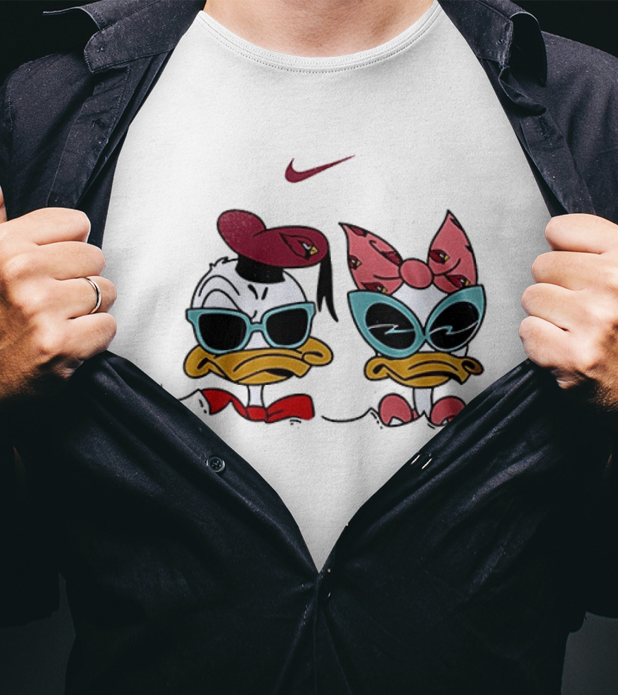Arizona Cardinals Donald Daisy Duck Nike Collaboration T-Shirt