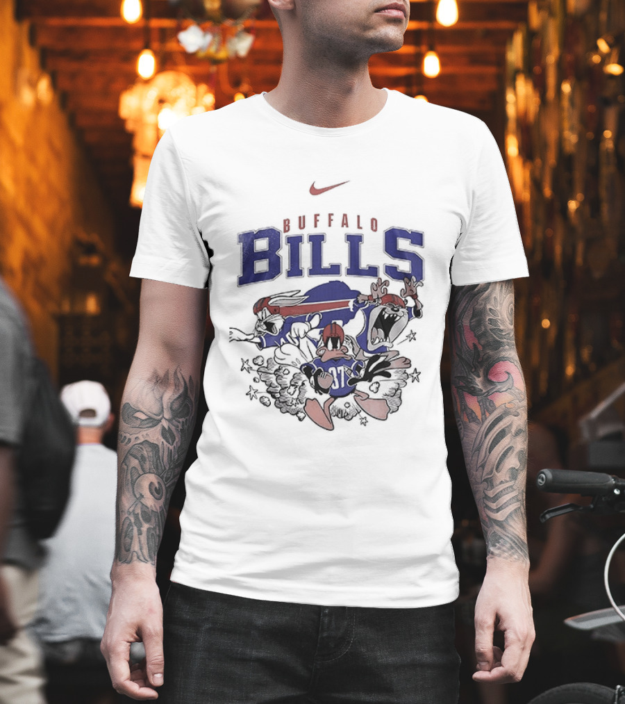 Buffalo Bills Looney Tunes Nike Collaboration T-Shirt