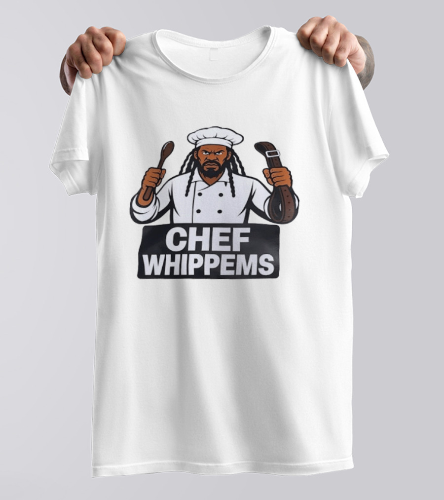 Chef Whippems Character Design Featuring Wooden Spoon And Belt T-Shirt