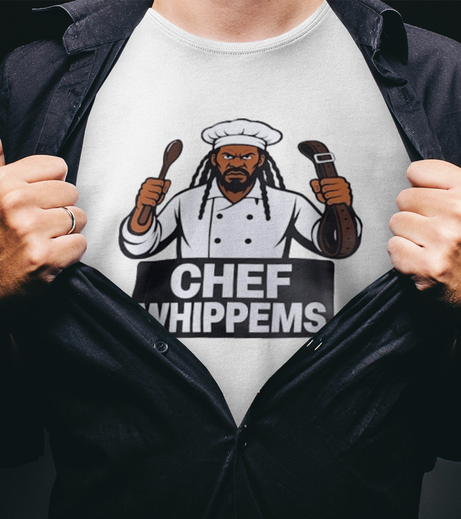 Chef Whippems Character Design Featuring Wooden Spoon And Belt T-Shirt