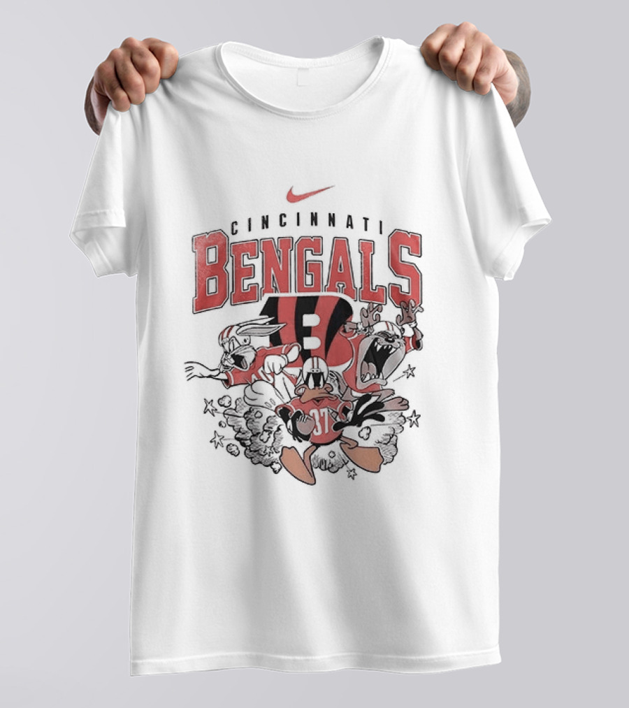 Cincinnati Bengals Looney Tunes Nike Collaboration T-Shirt