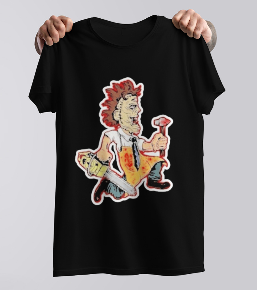 Insane Clown Posse X Leatherface Chainsaw Character Collaboration T-Shirt