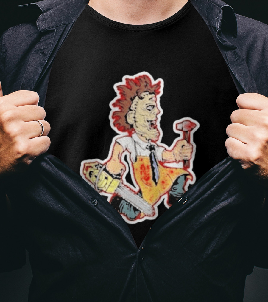 Insane Clown Posse X Leatherface Chainsaw Character Collaboration T-Shirt