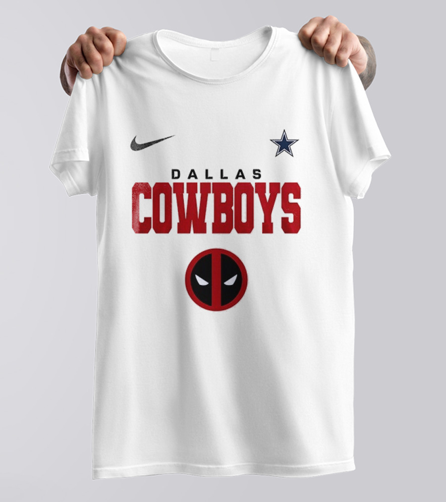 Dallas Cowboys Deadpool Collaboration Nike Star T-Shirt