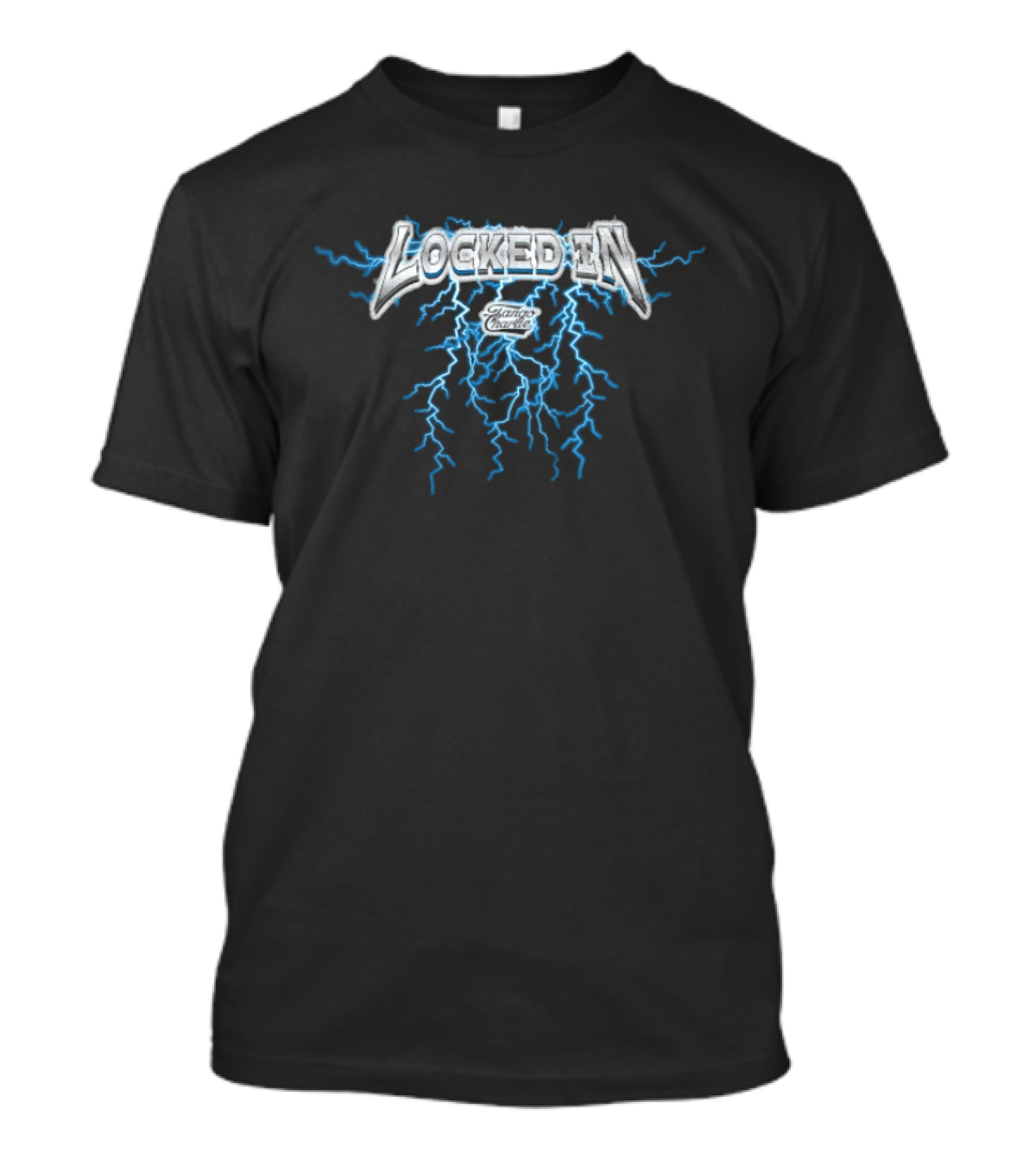 Locked In Lightning Tango Charlie Thunderbolt Burst T-Shirt
