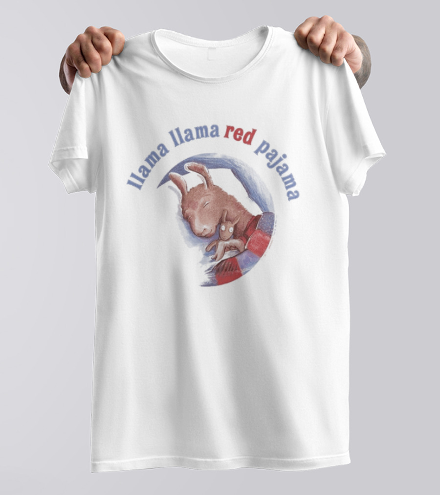 Llama Llama Red Pajama Classic Kids' Book Illustration Matching Bedtime Pajamas T-Shirt