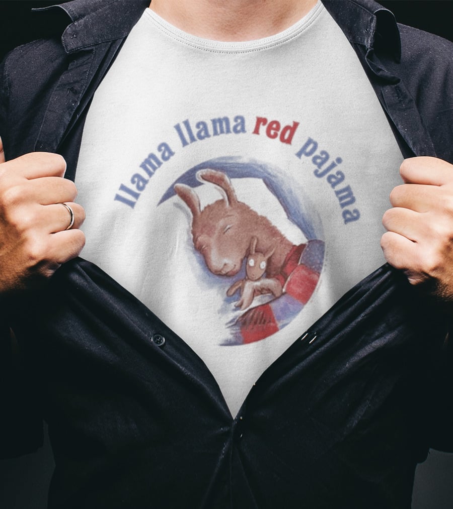 Llama Llama Red Pajama Classic Kids' Book Illustration Matching Bedtime Pajamas T-Shirt