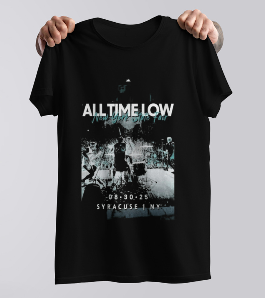 All Time Low New York State Fair Syracuse NY Aug 30 2025 T-Shirt