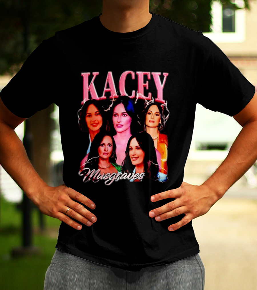 Kacey Musgraves Lightning Bold Portrait Collage T-Shirt