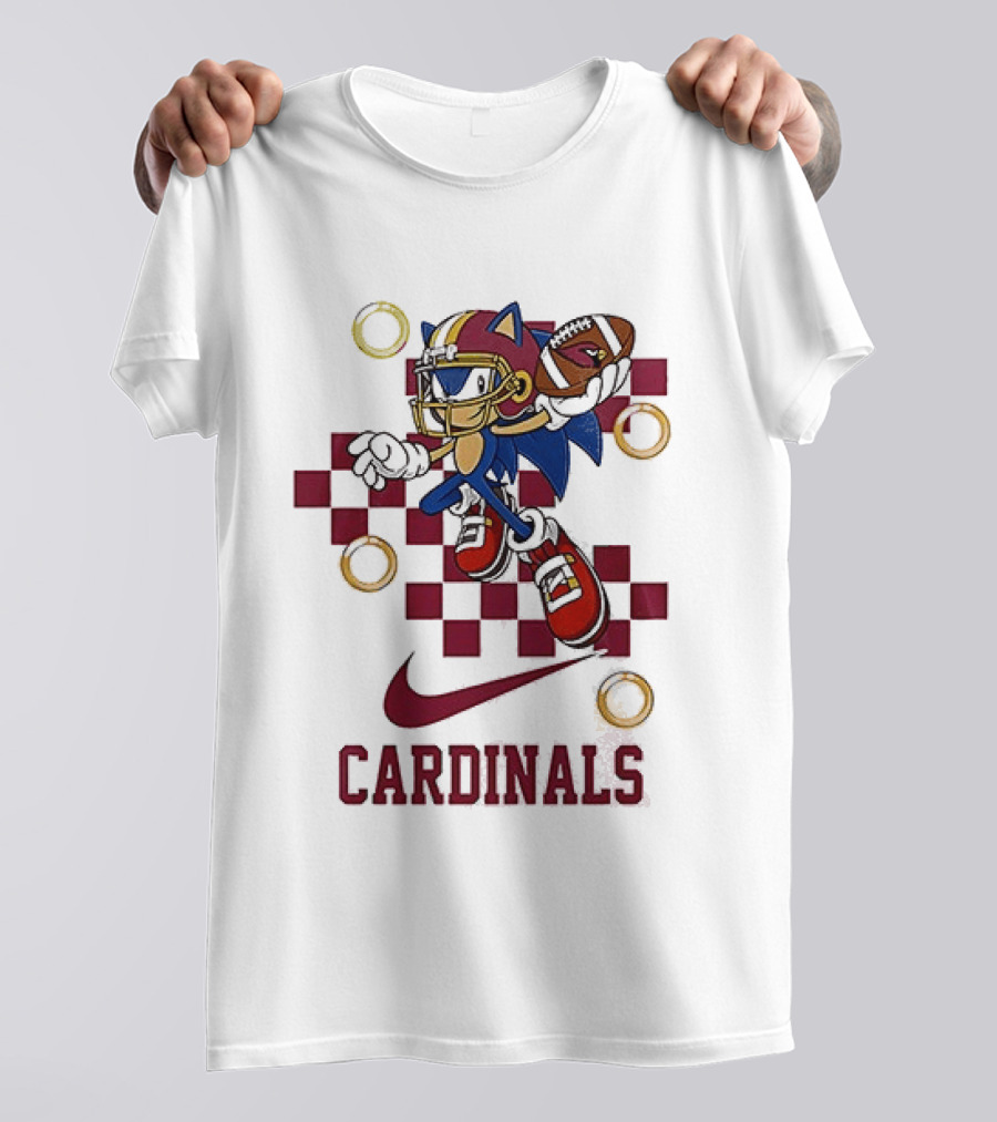 Arizona Cardinals Sonic Crossover Nike Collaboration T-Shirt