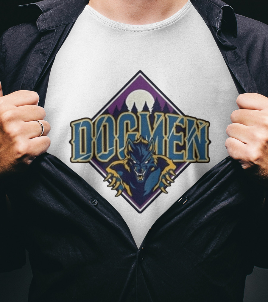 Michigan Dogmen Werewolf Moon Forest Bimm Ridder T-Shirt