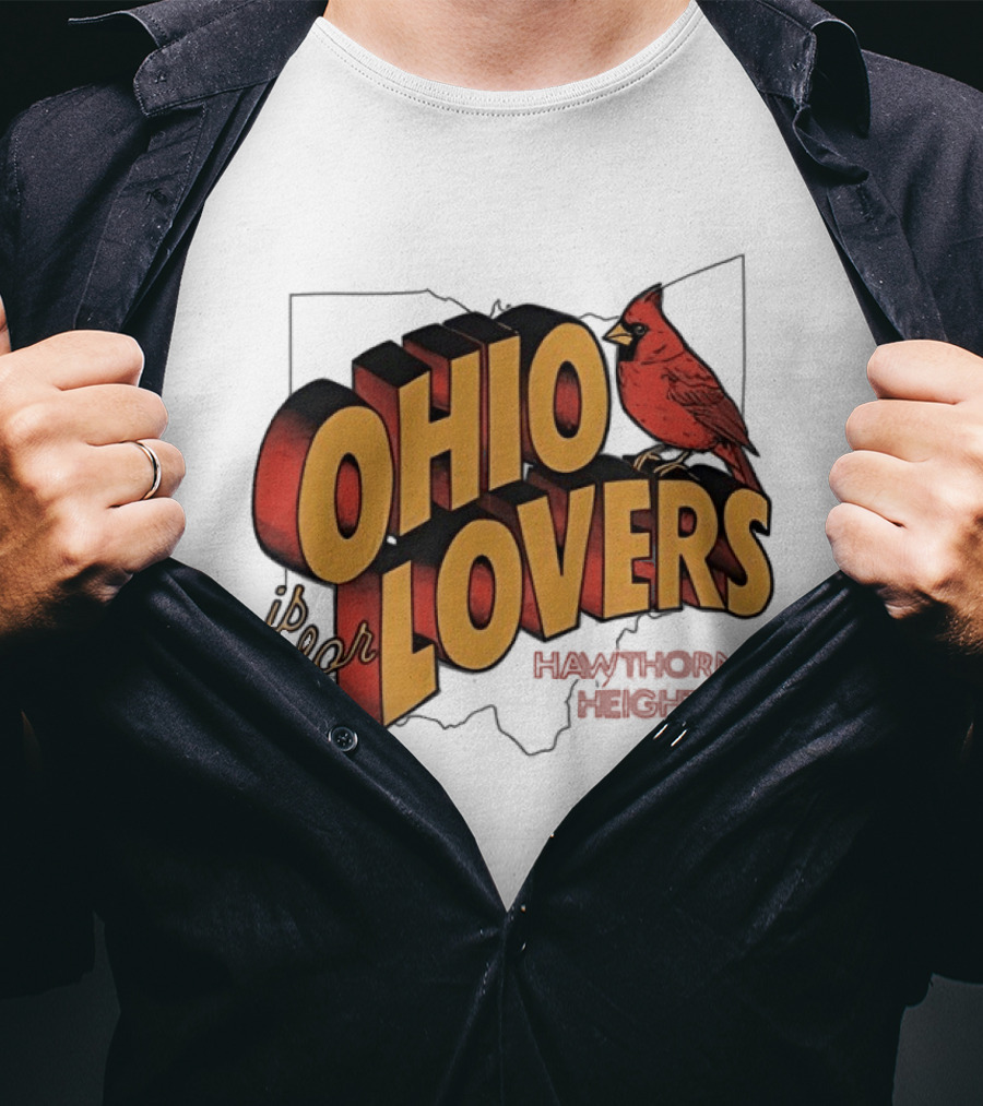 Ohio Is For Lovers Hawthorne Heights Cardinal T-Shirt