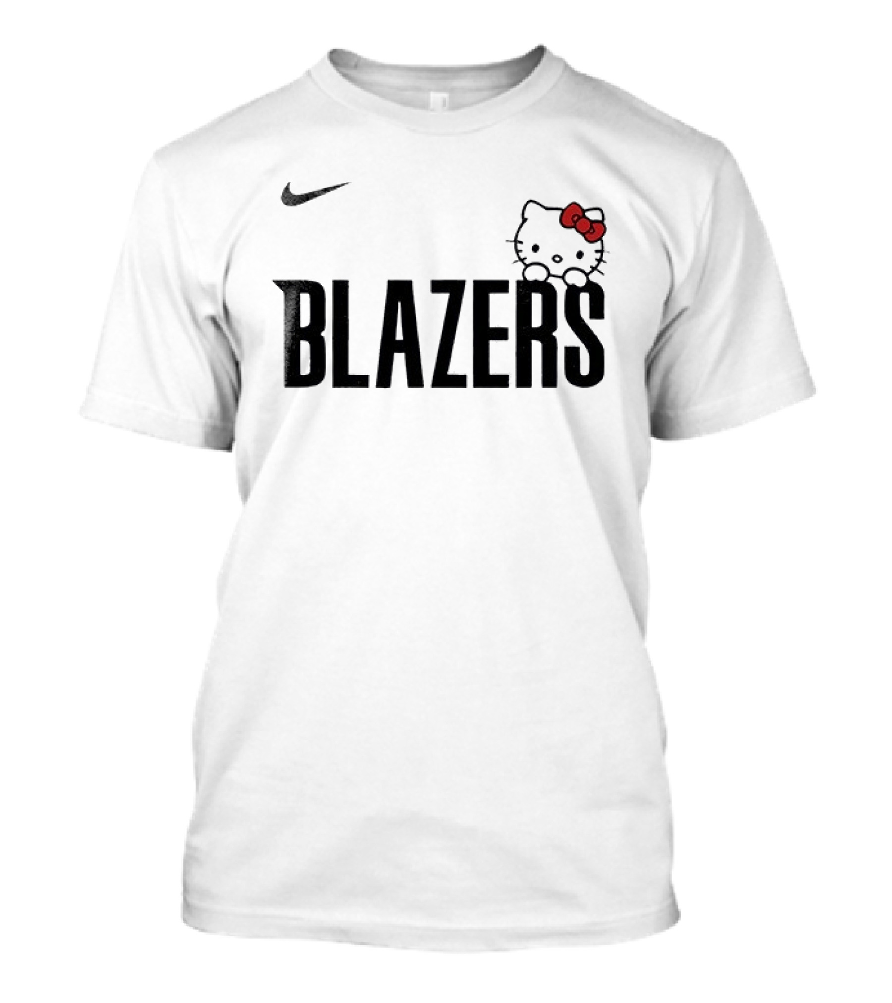 Nike Portland Trail Blazers Hello Kitty Collaboration T-Shirt