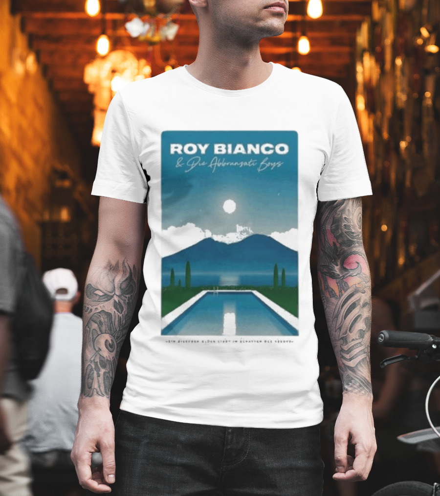 Roy Bianco & Die Abbrunzati Boys Tour 2024 Poolside Paradise Moonlit Mountain T-Shirt