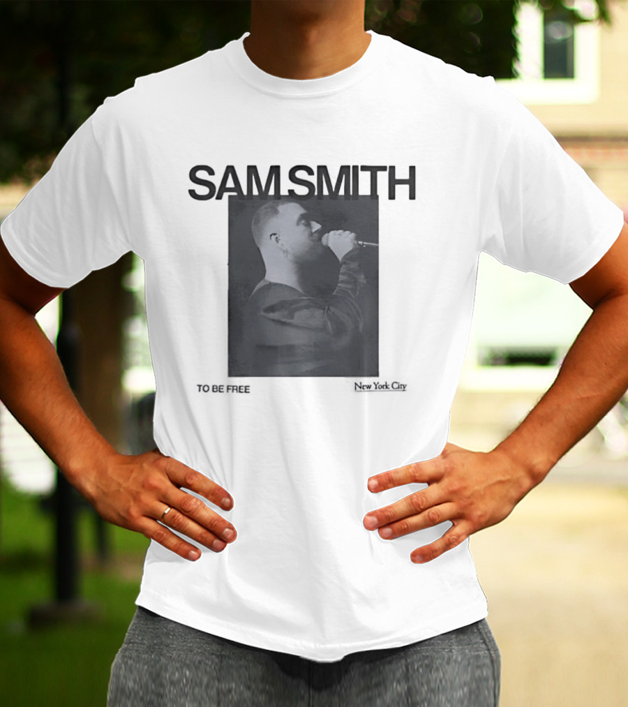 Sam Smith To Be Free Vintage New York City Concert T-Shirt
