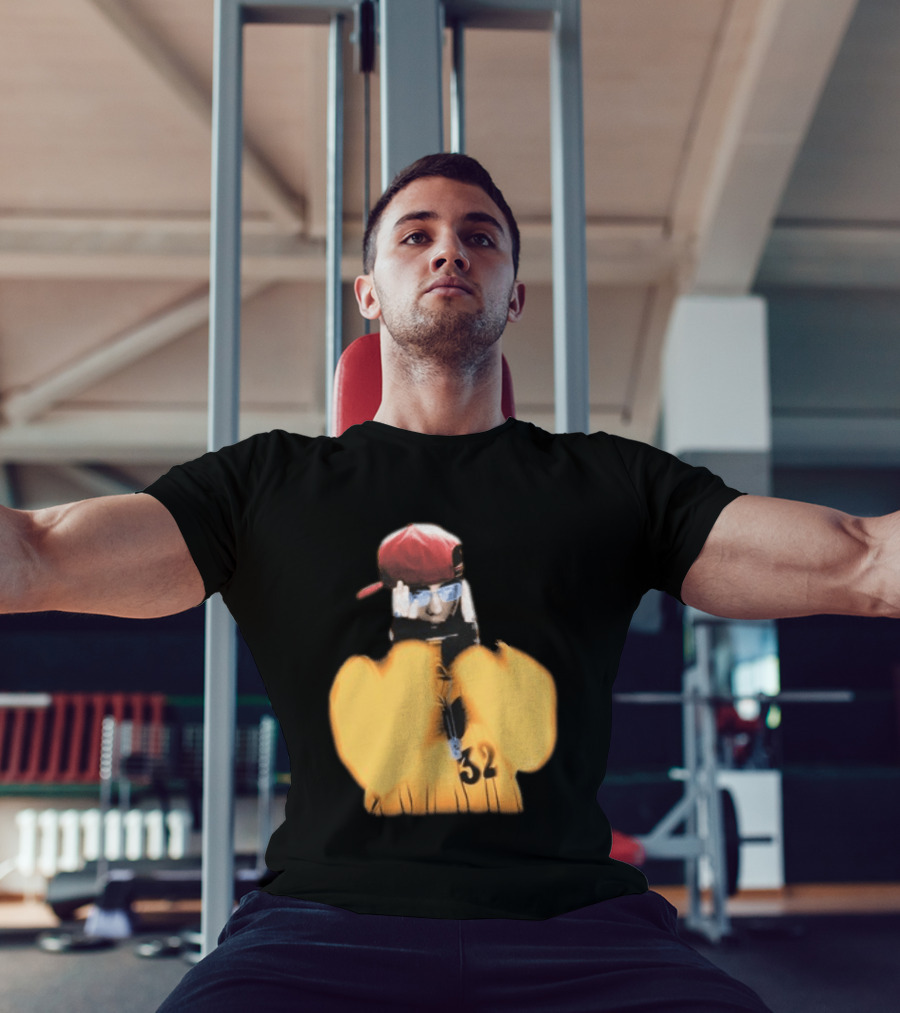 Billie Eilish Glasses Hit Me Hard And Soft Tour 2024 2025 Red Cap Style 32 T-Shirt