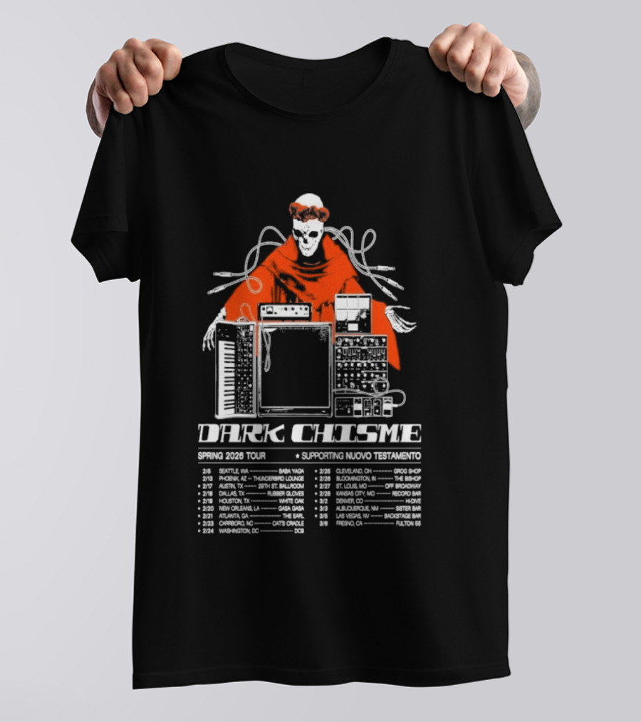 Dark Chisme Supporting Nuevo Testamento Spring 2026 Tour Dates T-Shirt