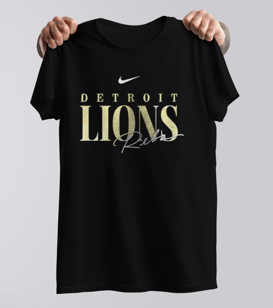 Detroit Lions Reba Nike The Queen The Myth The Legend T-Shirt