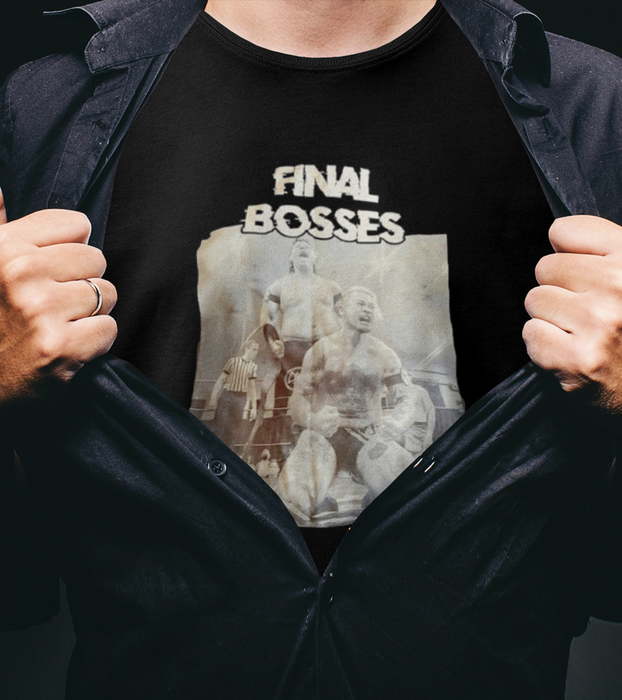 Final Bosses Wrestling Showdown VIF T-Shirt