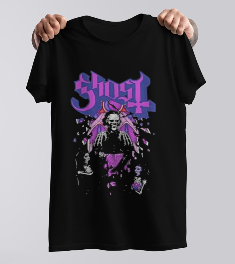 Ghost Reassembled Faith Tour Symbolic Skeleton T-Shirt