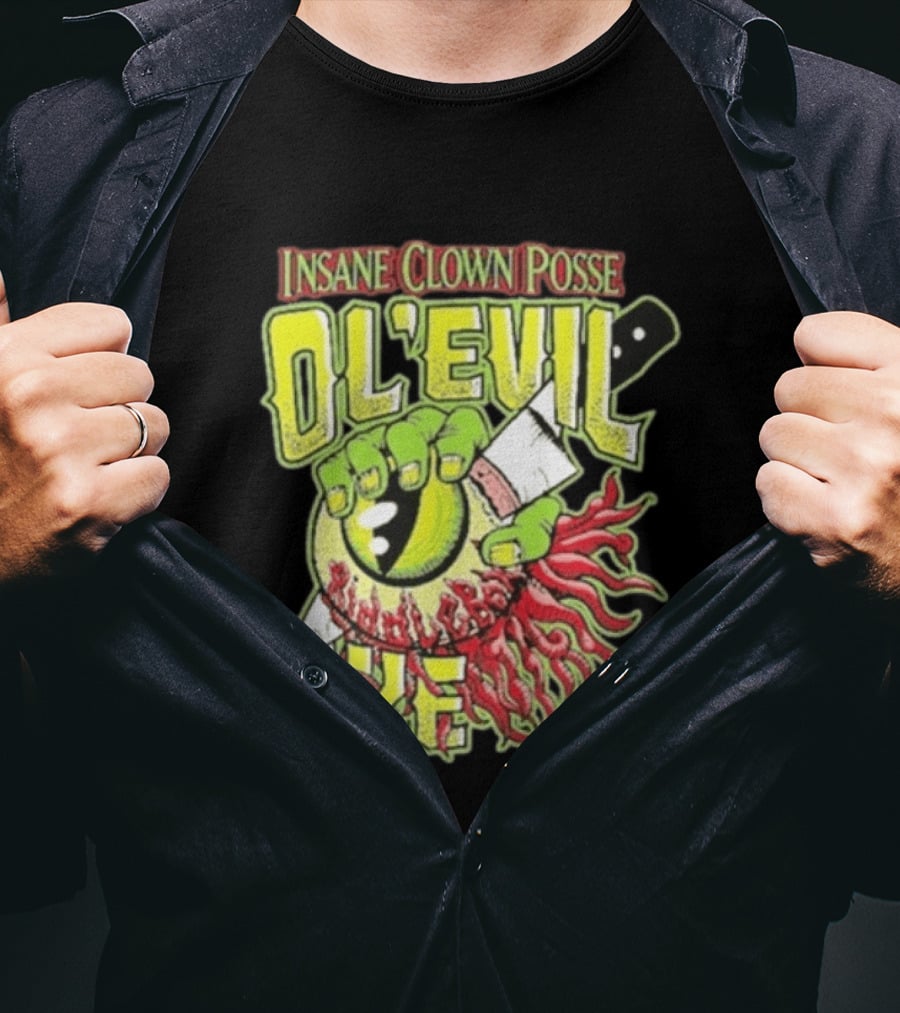 Insane Clown Posse Ol' Evil Eye Knife Hand T-Shirt