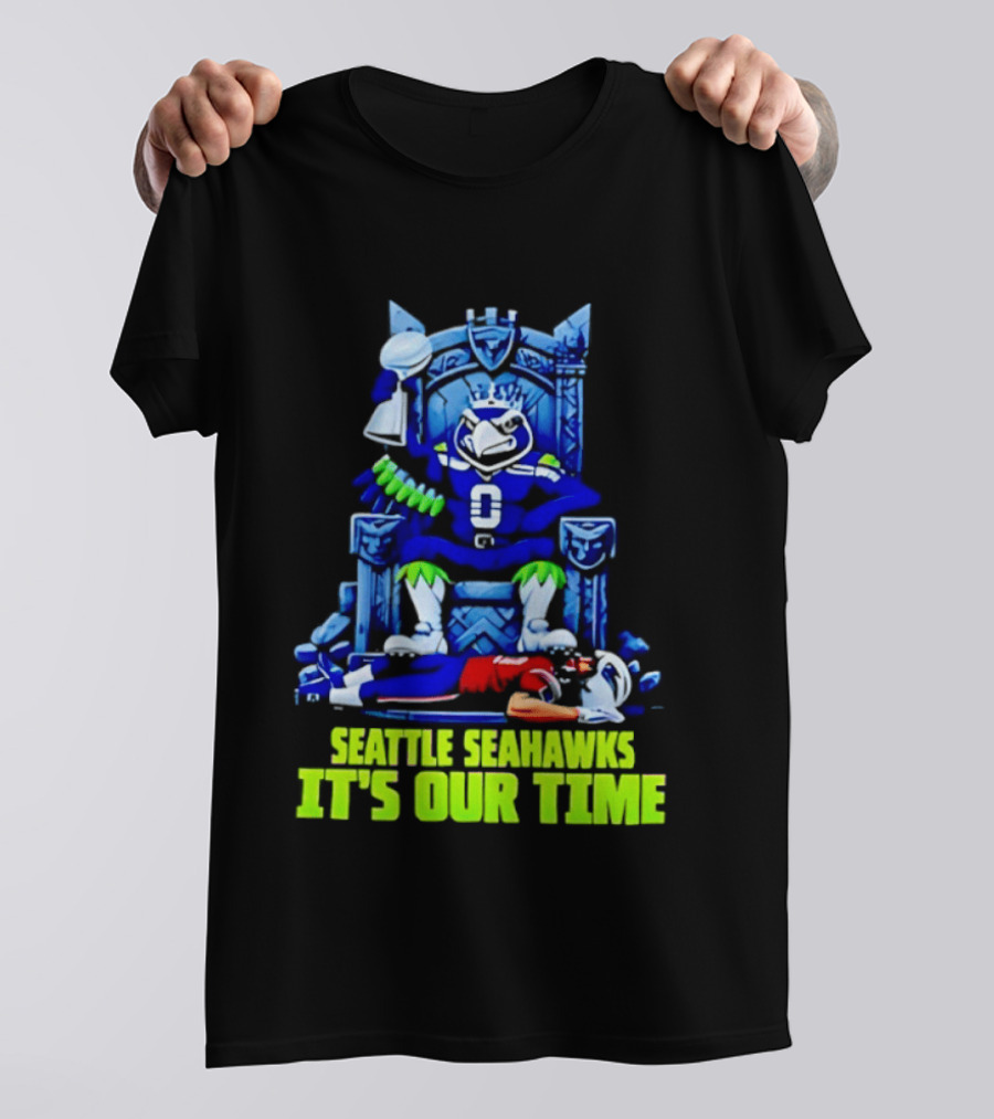 Seattle Seahawks It's Our Time 2026 Jaxon Smith Njigba Football T-Shirt