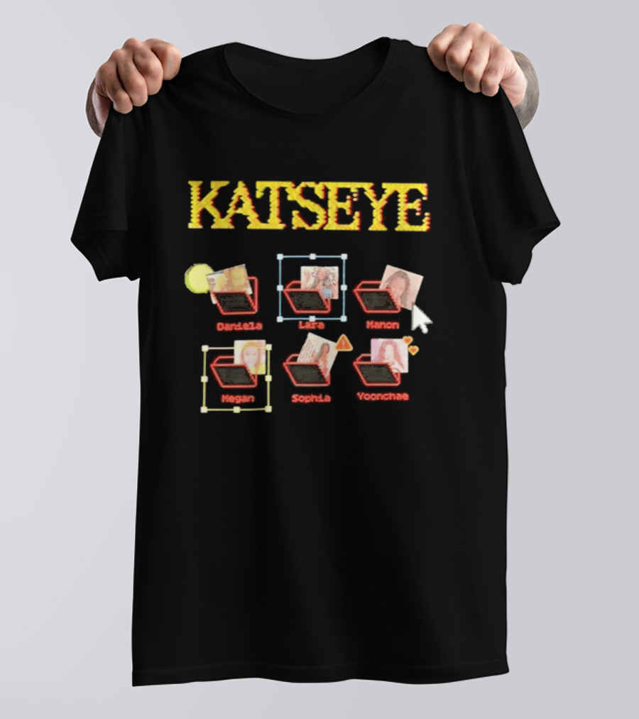 Katseye Internet Girl Darci Alexa Mignon Megan Sophia Yoonchae T-Shirt