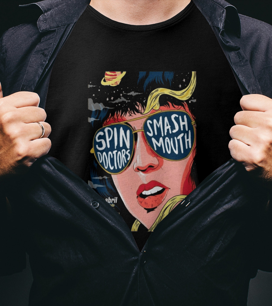 Spin Doctors Smash Mouth Concert 30 De Abril BeFly Hall 2026 Belo Horizonte Brazil T-Shirt