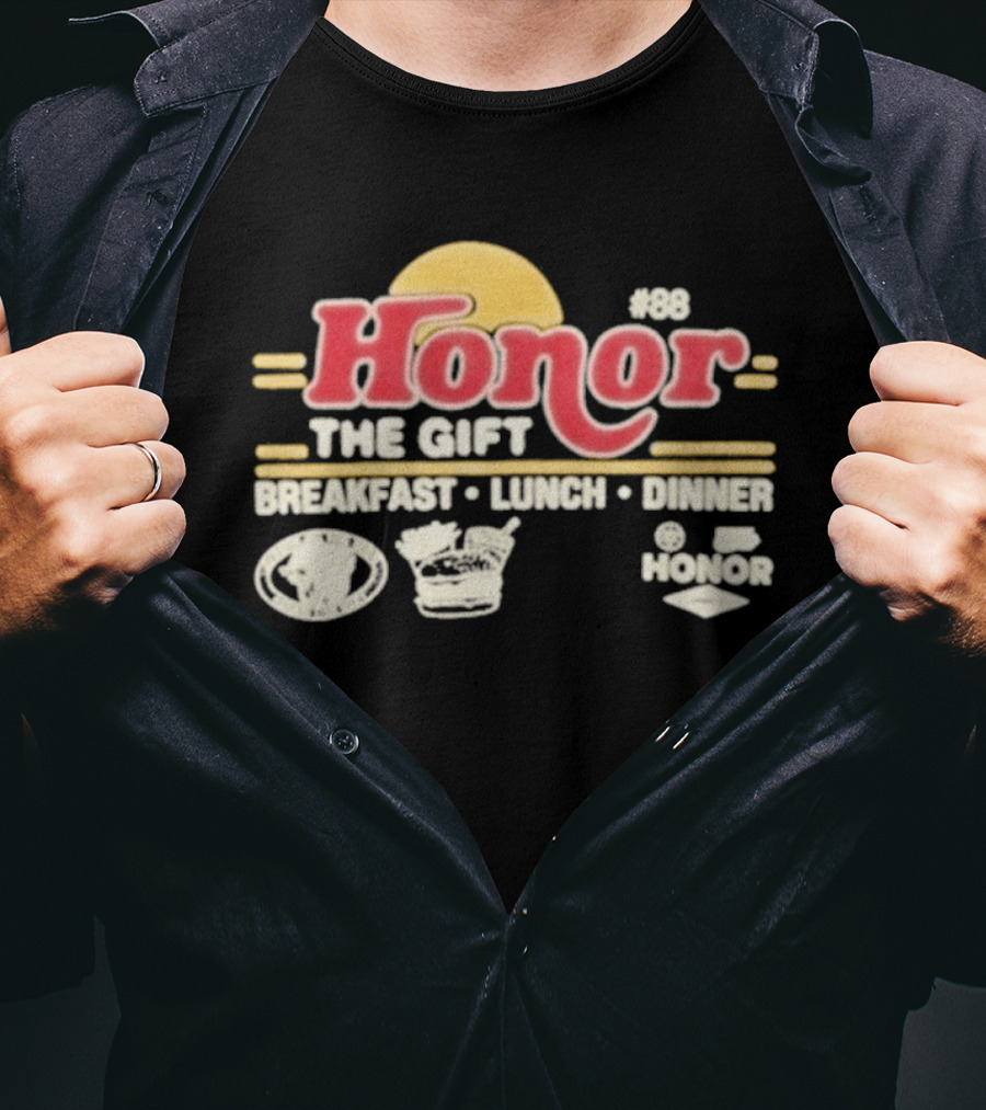 Honor The Gift Breakfast Lunch Dinner Stephen Curry 30 T-Shirt