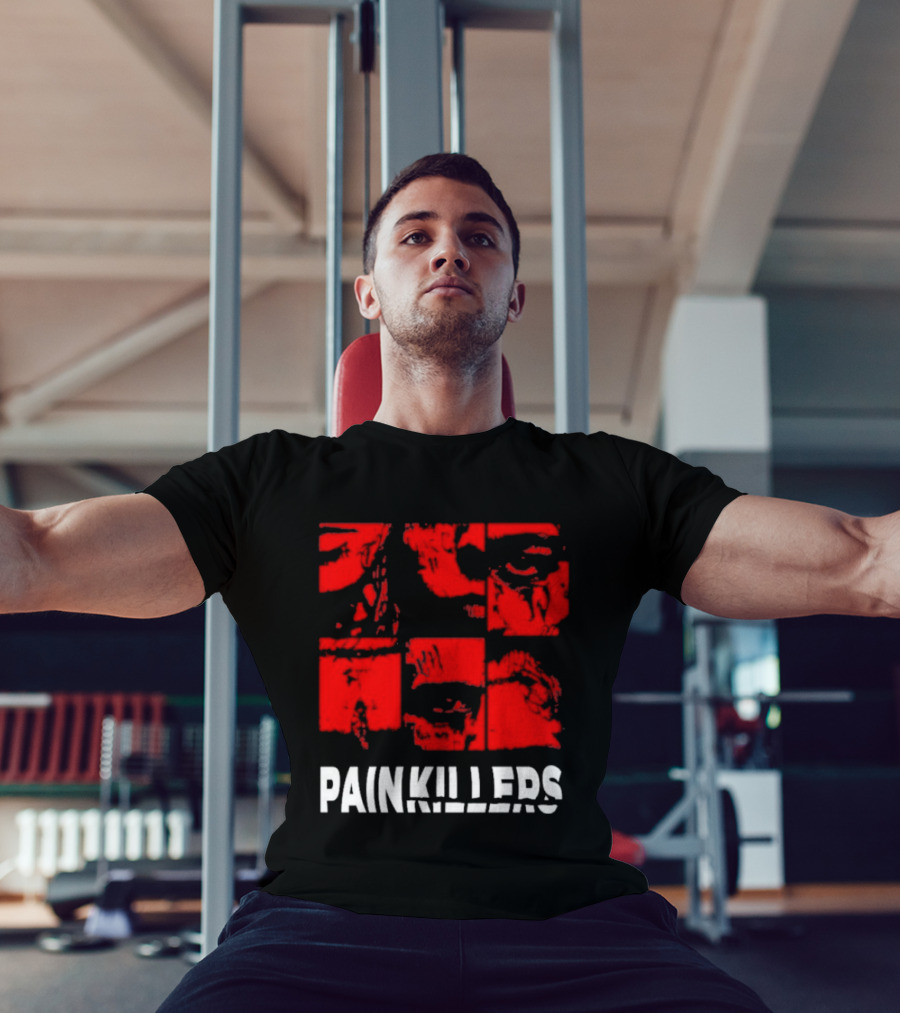 Yzo And Ptk Painkillers Eye Red Faces T-Shirt
