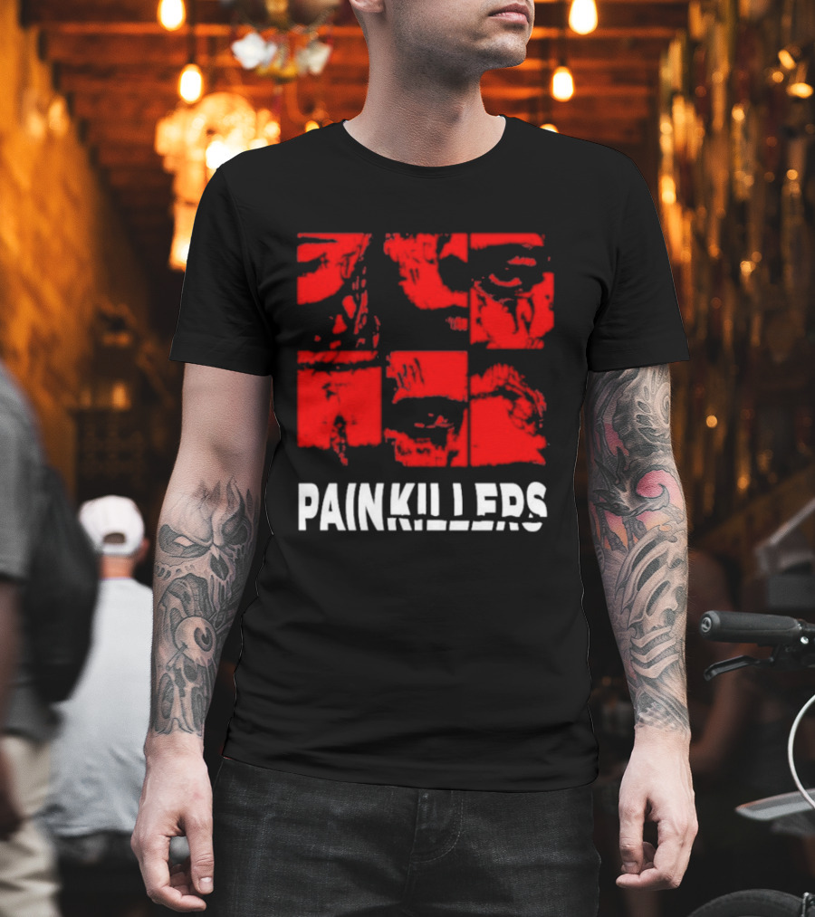 Yzo And Ptk Painkillers Eye Red Faces T-Shirt