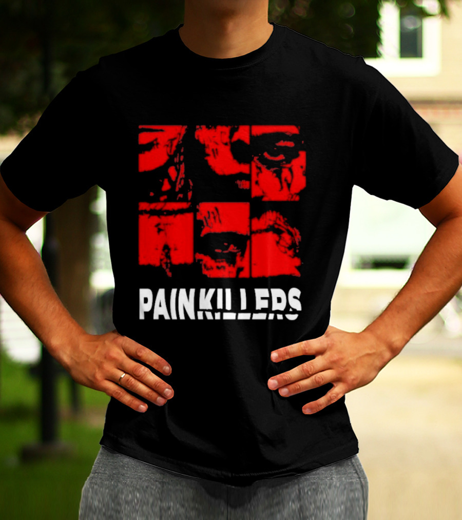 Yzo And Ptk Painkillers Eye Red Faces T-Shirt