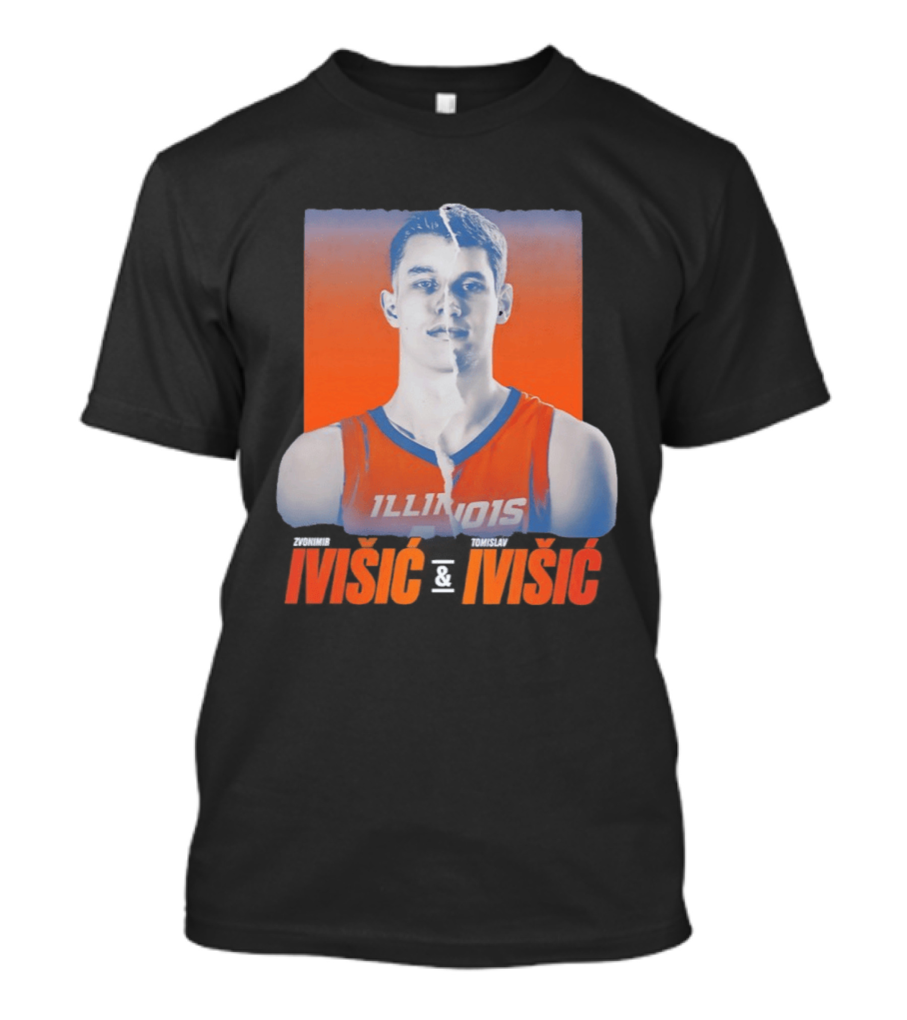 Illinois Fighting Illini Ivisic Basketball T-Shirt