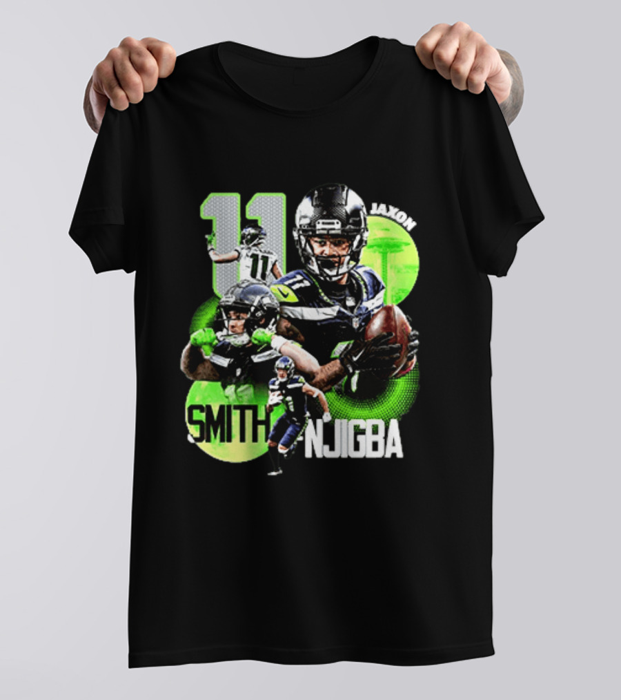 Jaxon Smith Njigba Seahawks Number 11 Football Player T-Shirt