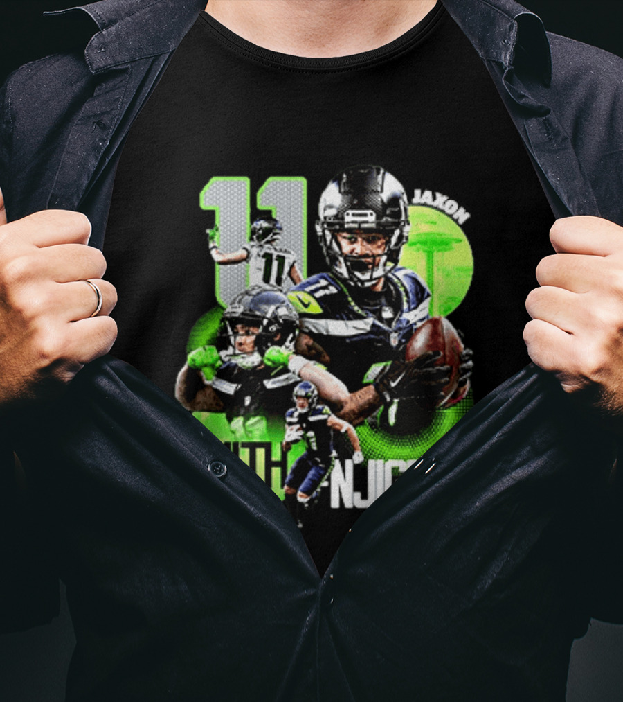 Jaxon Smith Njigba Seahawks Number 11 Football Player T-Shirt