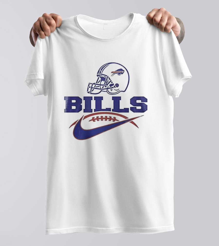 Buffalo Bills Helmet Football Sports Fan Gear T-Shirt