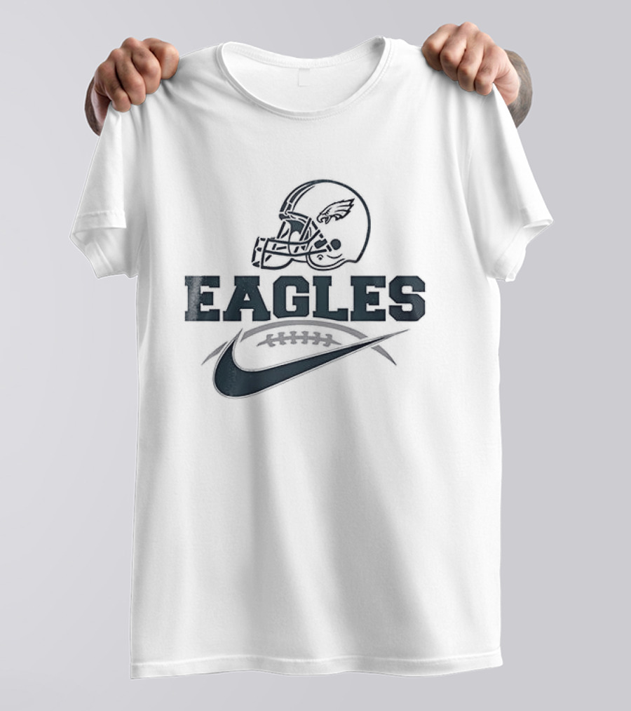 Philadelphia Eagles Football Helmet Nike T-Shirt