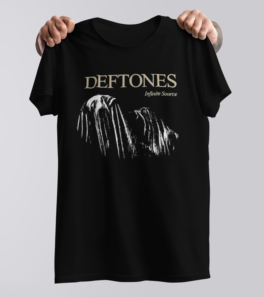 Deftones Infinite Source Iconic Band Artwork With Textual T-Shirt