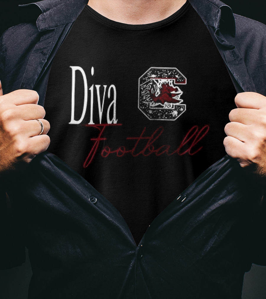 Diva Football South Carolina Gamecocks T-Shirt