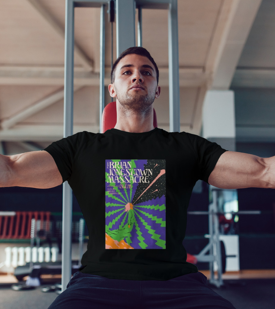 The Brian Jonestown Massacre Sacramento March 5 2026 Oliva Event Flyer At Harlows T-Shirt