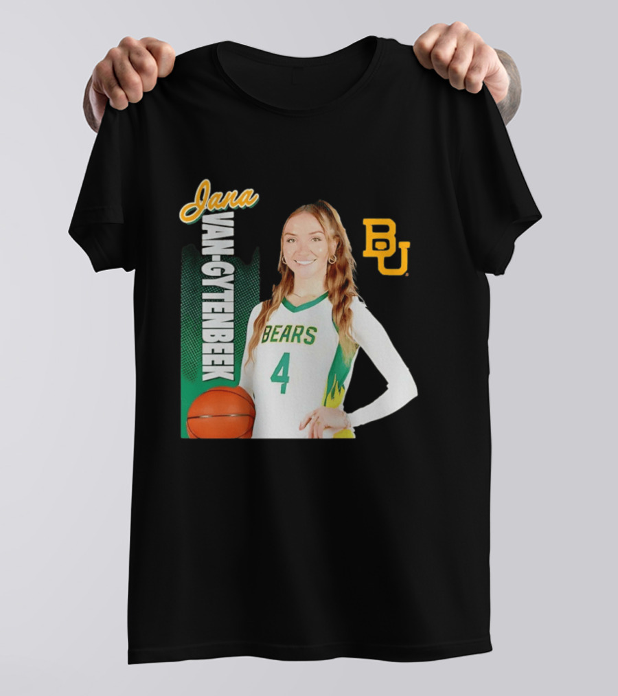 Jana Van Gytenbeek Baylor Bears NCAA Basketball BU T-Shirt